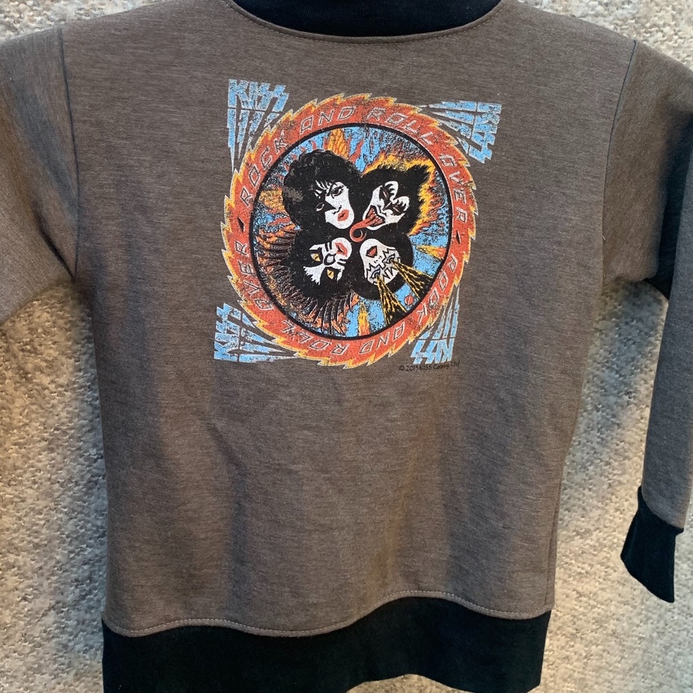 KISS kids Band Full Zip jacket by Rowdy Sprout Size 2T